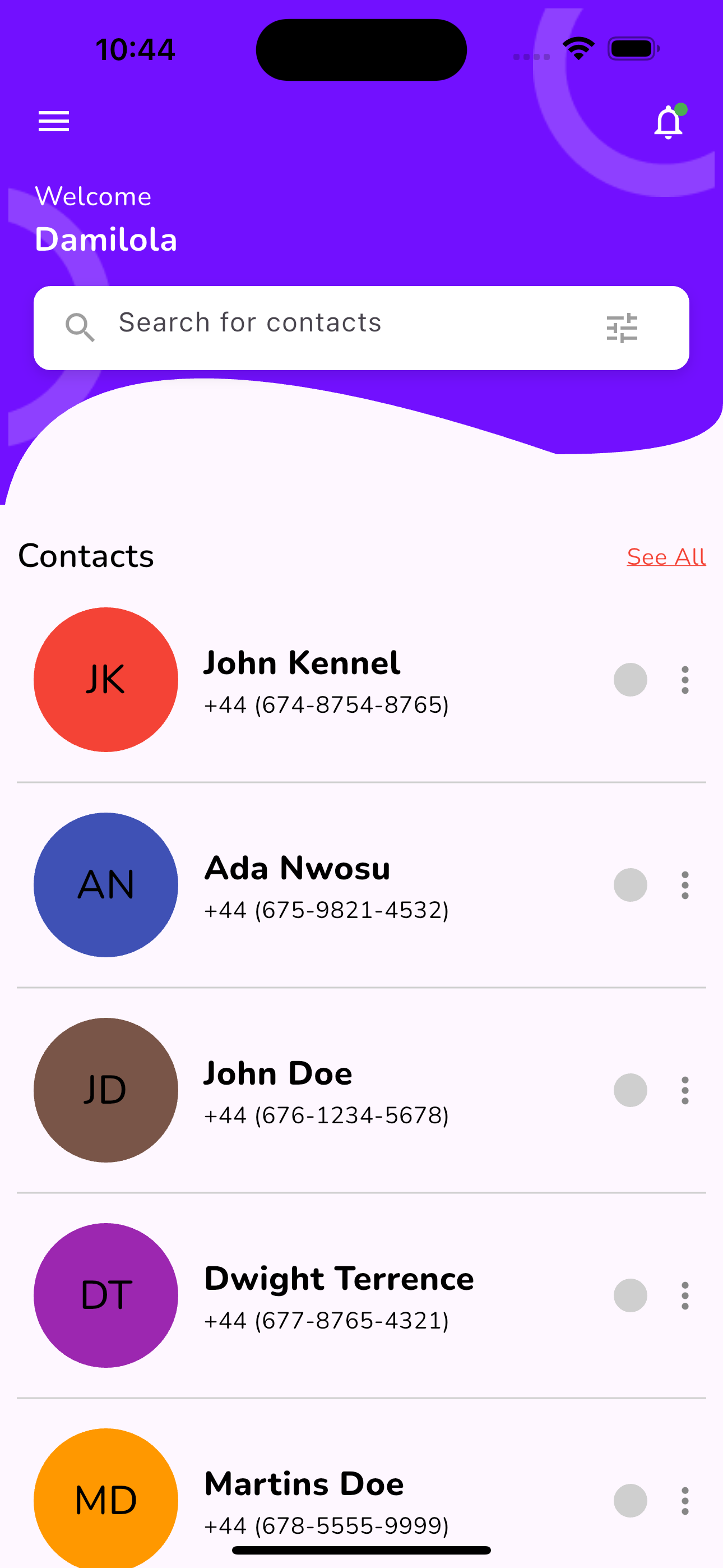 Contact project